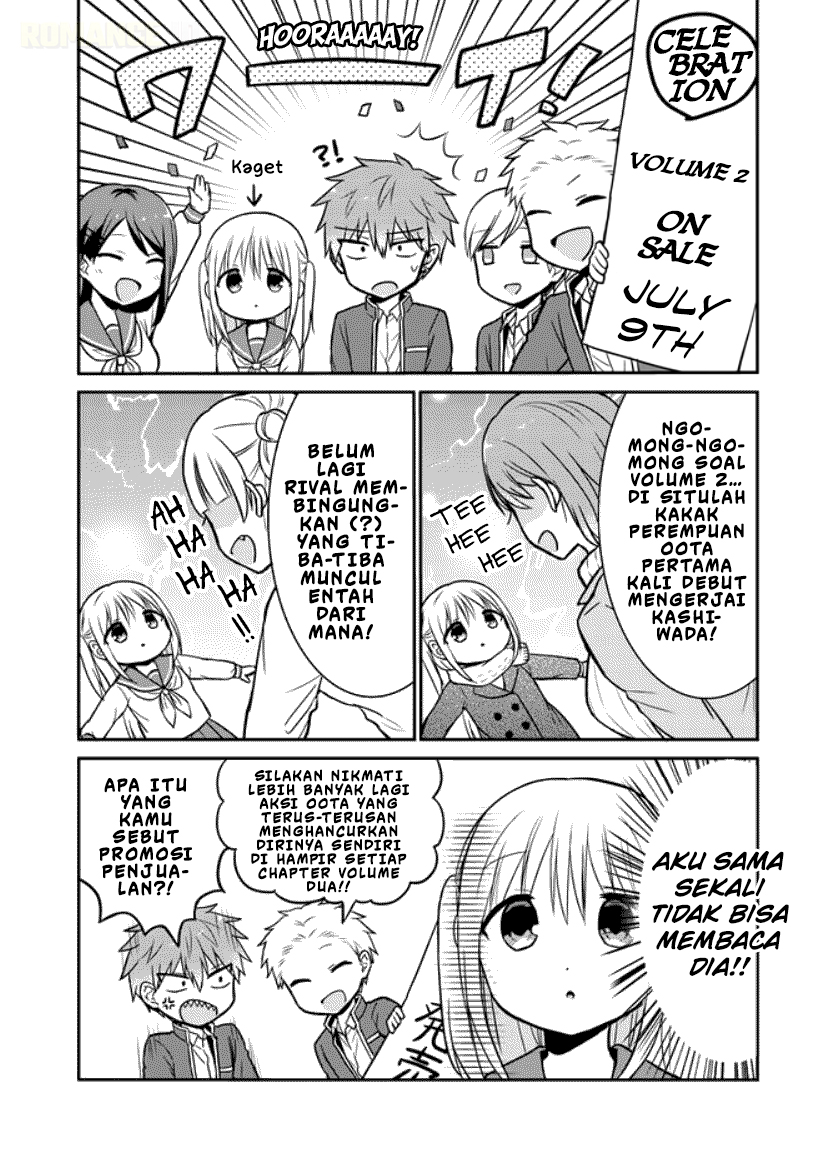 Kao ni denai Kashiwada-san to Kao ni deru Ota-kun Chapter 30.5 Gambar 2