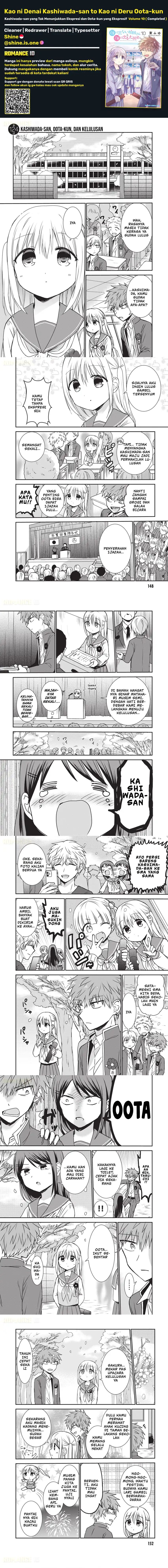 Kao ni denai Kashiwada-san to Kao ni deru Ota-kun Chapter 124 Gambar 1