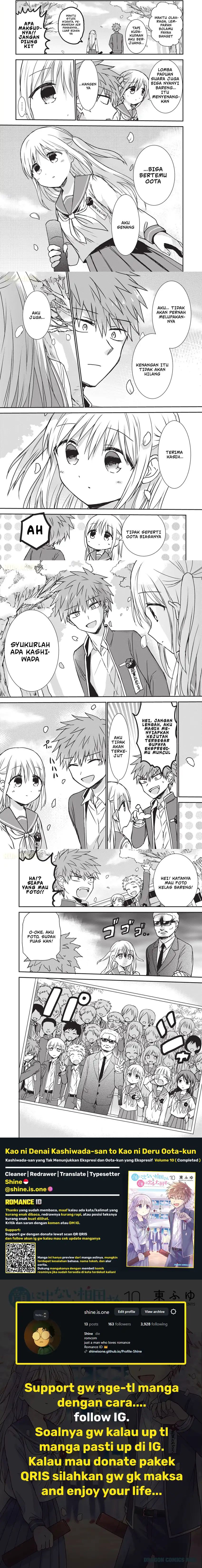 Kao ni denai Kashiwada-san to Kao ni deru Ota-kun Chapter 124 Gambar 2