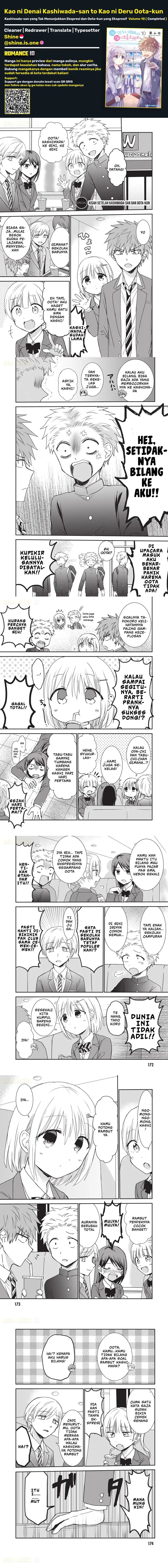 Kao ni denai Kashiwada-san to Kao ni deru Ota-kun Chapter 125.5 END Gambar 1