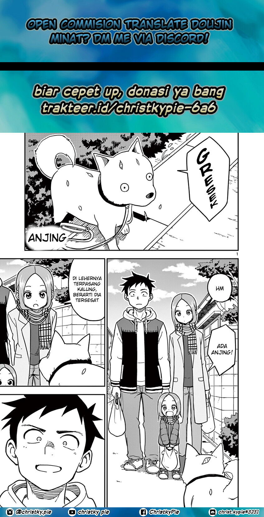 Karakai Jouzu no (Moto) Takagi-san Chapter 123 Gambar 1