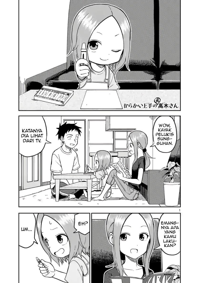 Karakai Jouzu no (Moto) Takagi-san Chapter 143 Gambar 1
