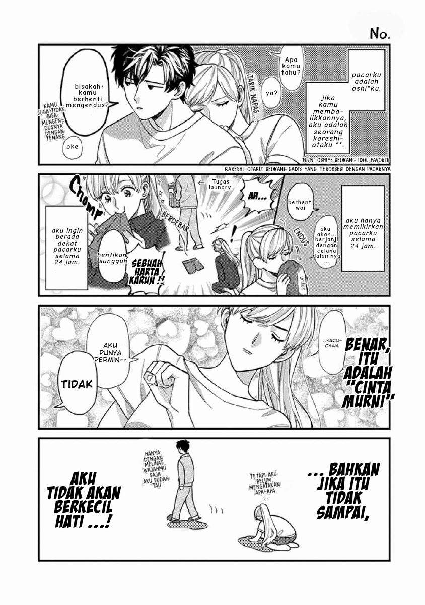 Kareshi no Koto ga Suki Sugite Kyou mo Zenryoku de Ikiru!!! Chapter 01 Gambar 4