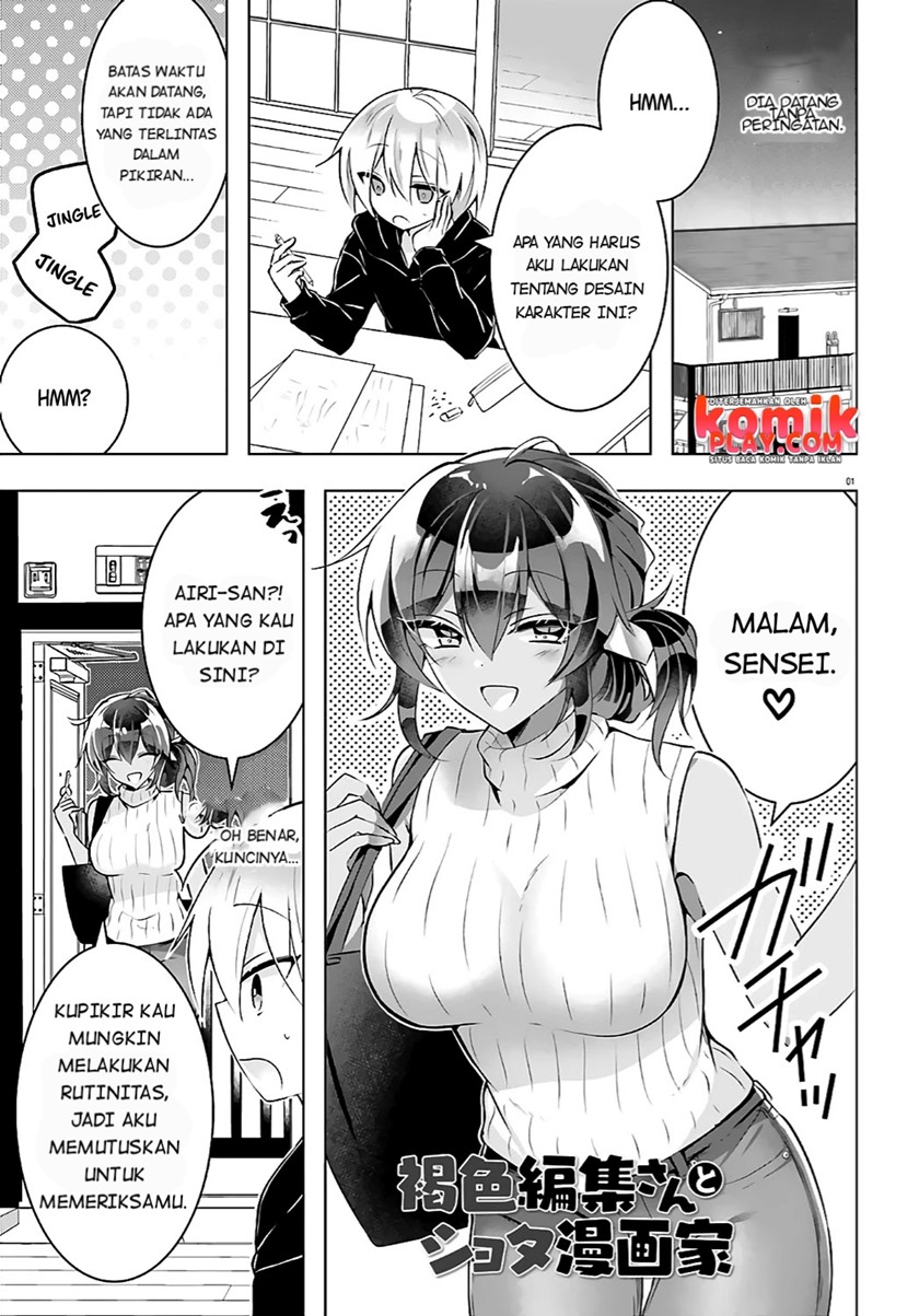 Kasshoku Henshuu-san to Shota Mangaka Chapter 03 Gambar 3