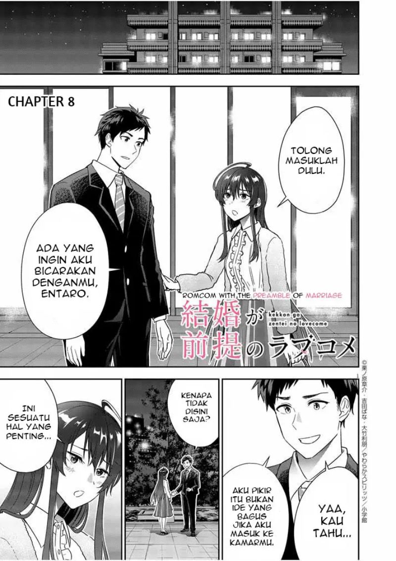 Kekkon ga Zentei no Love Comedy Chapter 08 Gambar 2