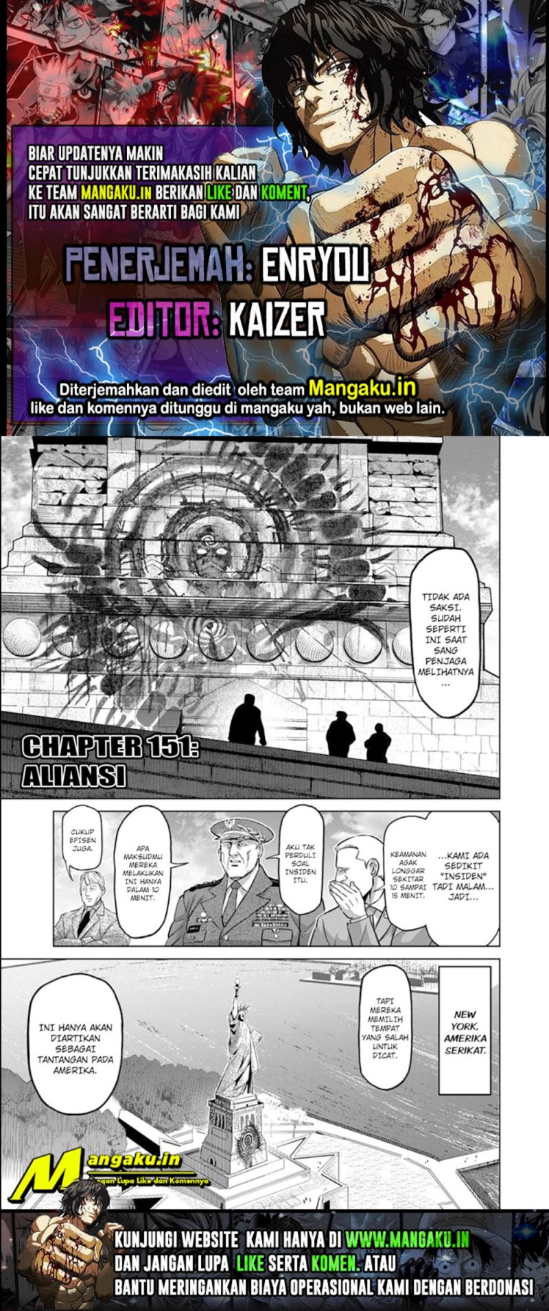 Kengan Omega Chapter 151 Gambar 1