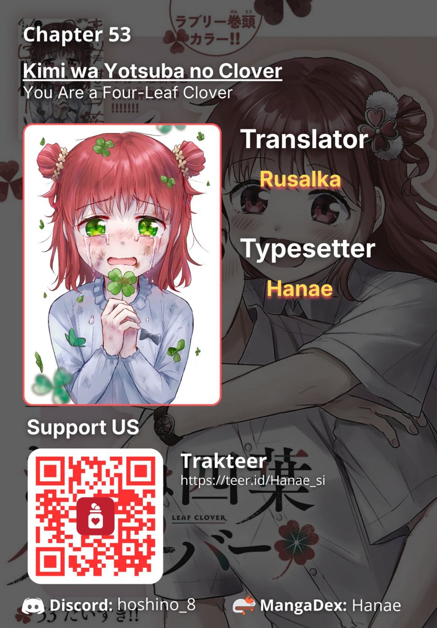 Kimi wa Yotsuba no Clover Chapter 53 Gambar 1