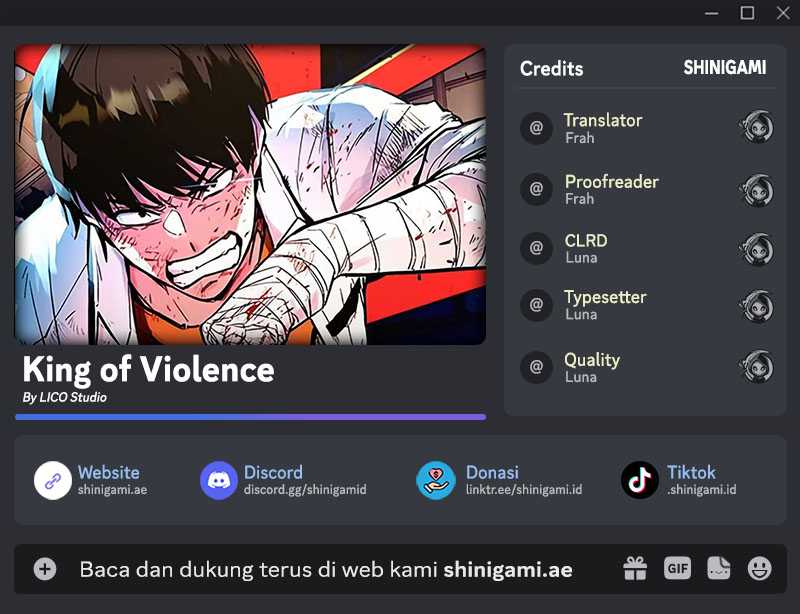 King Of Violence Chapter 16 Gambar 1