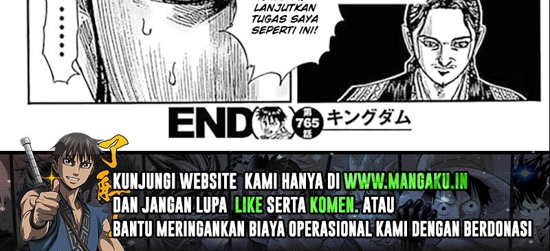 Kingdom Chapter 765 Gambar 7