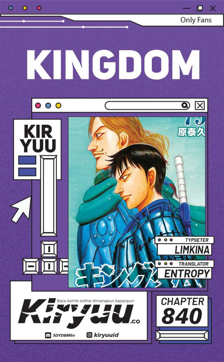 Kingdom Chapter 840 Gambar 1