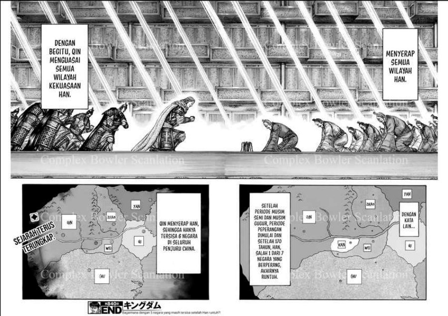 Kingdom Chapter 840 Gambar 19