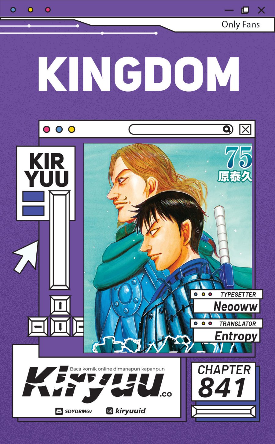 Kingdom Chapter 841 Gambar 1