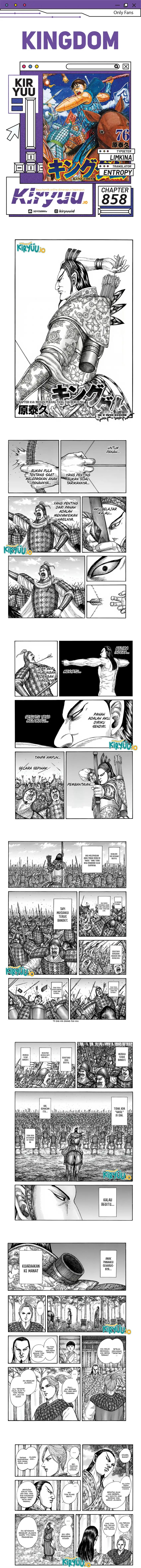 Kingdom Chapter 858 Gambar 1