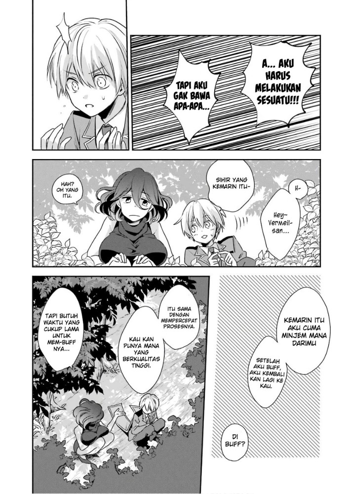 Kinsou no Vermeil – Gakeppuchi Majutshi wa Saikyou no Yakusai to Mahou Sekai o Tsukisusumu Chapter 02.2 Gambar 10