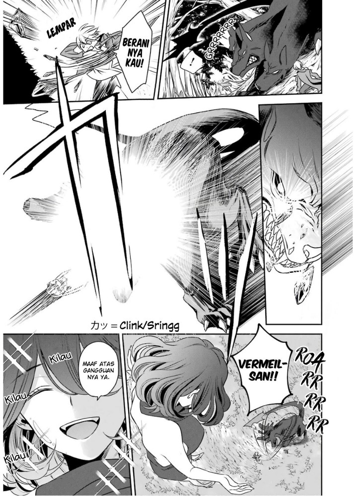 Kinsou no Vermeil – Gakeppuchi Majutshi wa Saikyou no Yakusai to Mahou Sekai o Tsukisusumu Chapter 02.2 Gambar 18