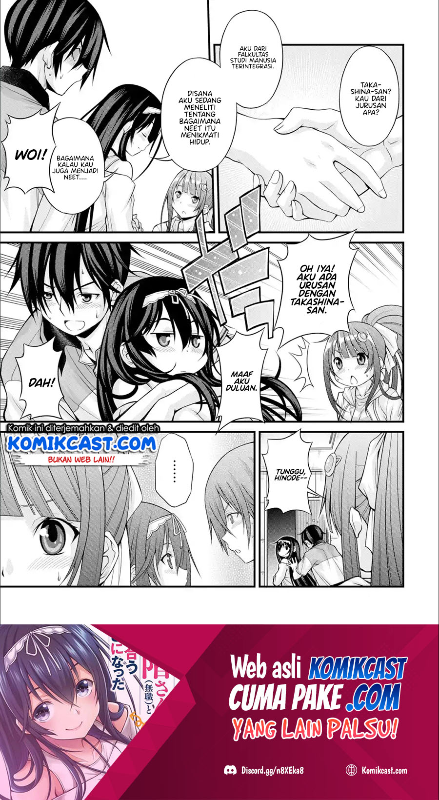 Kirei na Kurokami no Takashina-san (Mushoku) to Tsukiau Koto ni Natta Chapter 06.3 Gambar 2
