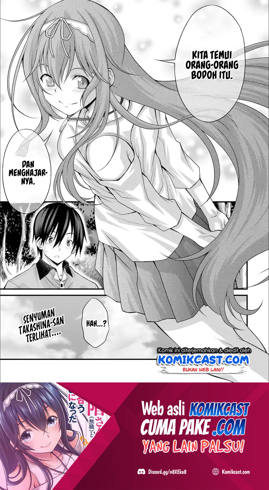 Kirei na Kurokami no Takashina-san (Mushoku) to Tsukiau Koto ni Natta Chapter 06.3 Gambar 8