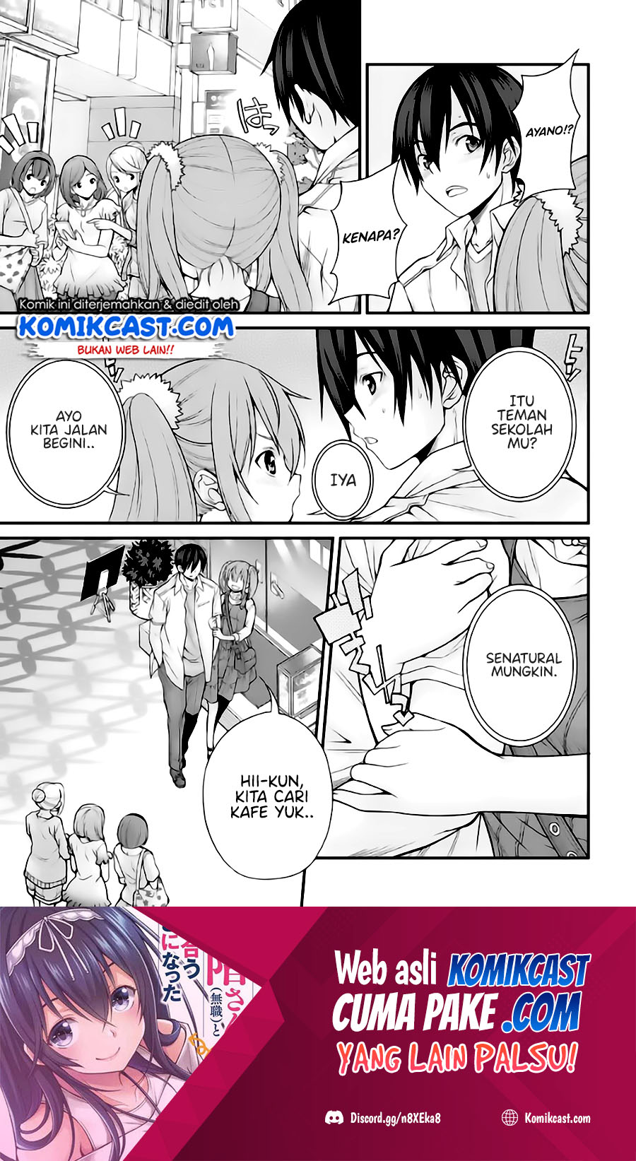 Kirei na Kurokami no Takashina-san (Mushoku) to Tsukiau Koto ni Natta Chapter 09.2 Gambar 2