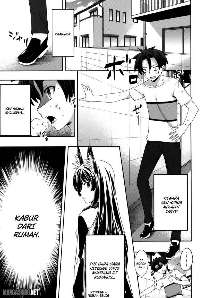 Kitsune no Akuma to Kuroi Grimoire Chapter 04 Gambar 2