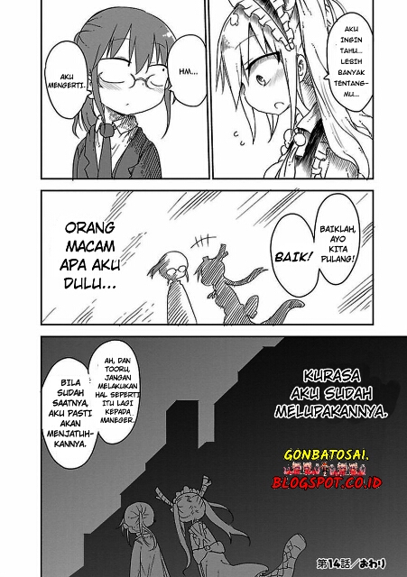 Kobayashi-san Chi no Maid Dragon Chapter 14 Gambar 11