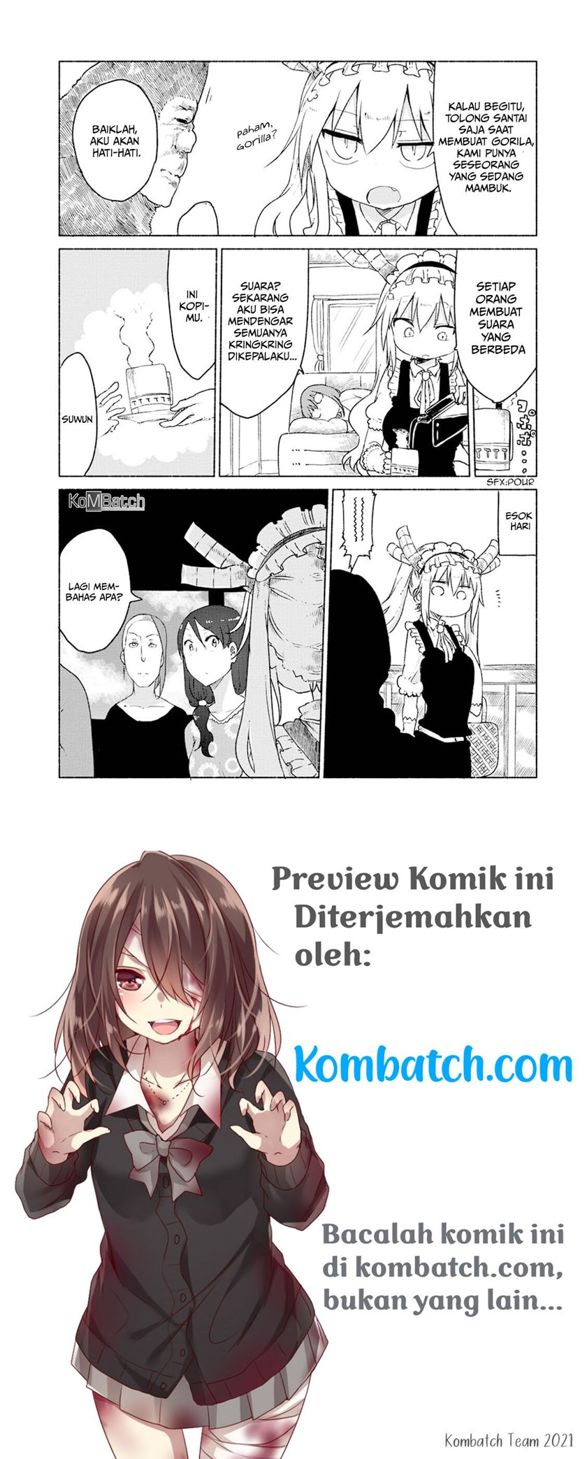 Kobayashi-san Chi no Maid Dragon Chapter 22 Gambar 10