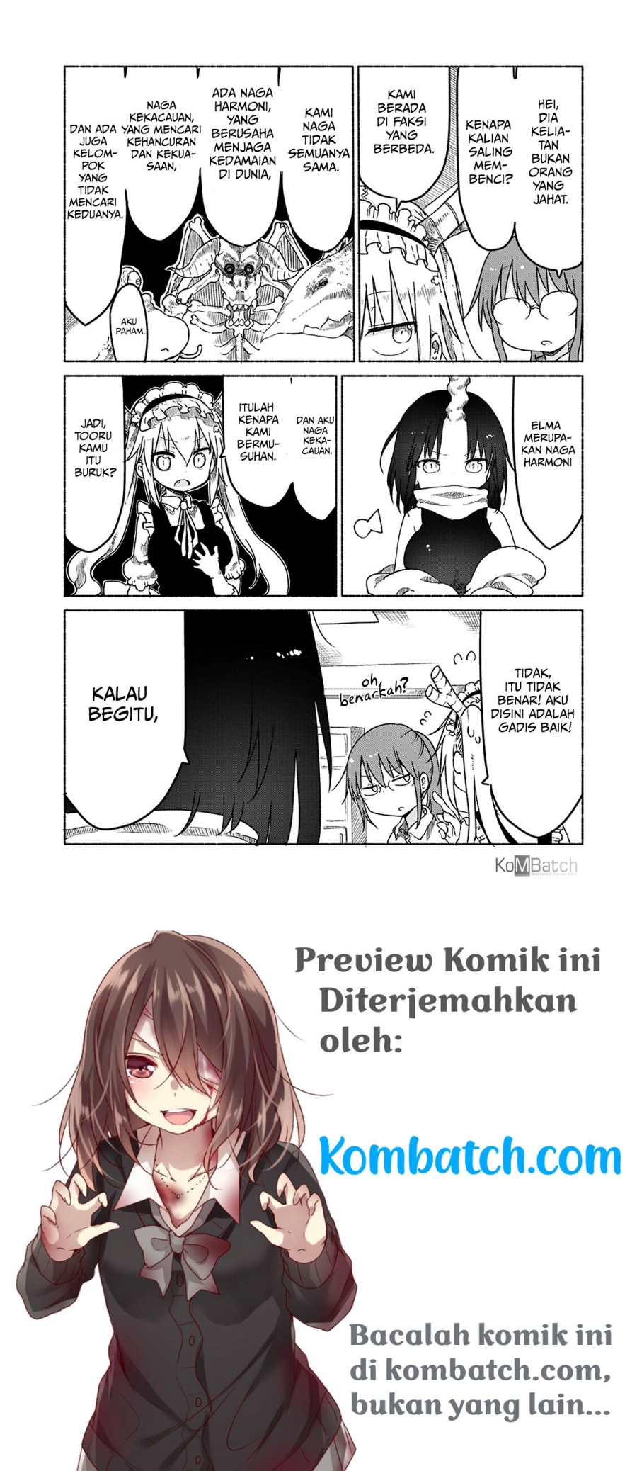 Kobayashi-san Chi no Maid Dragon Chapter 24 Gambar 8