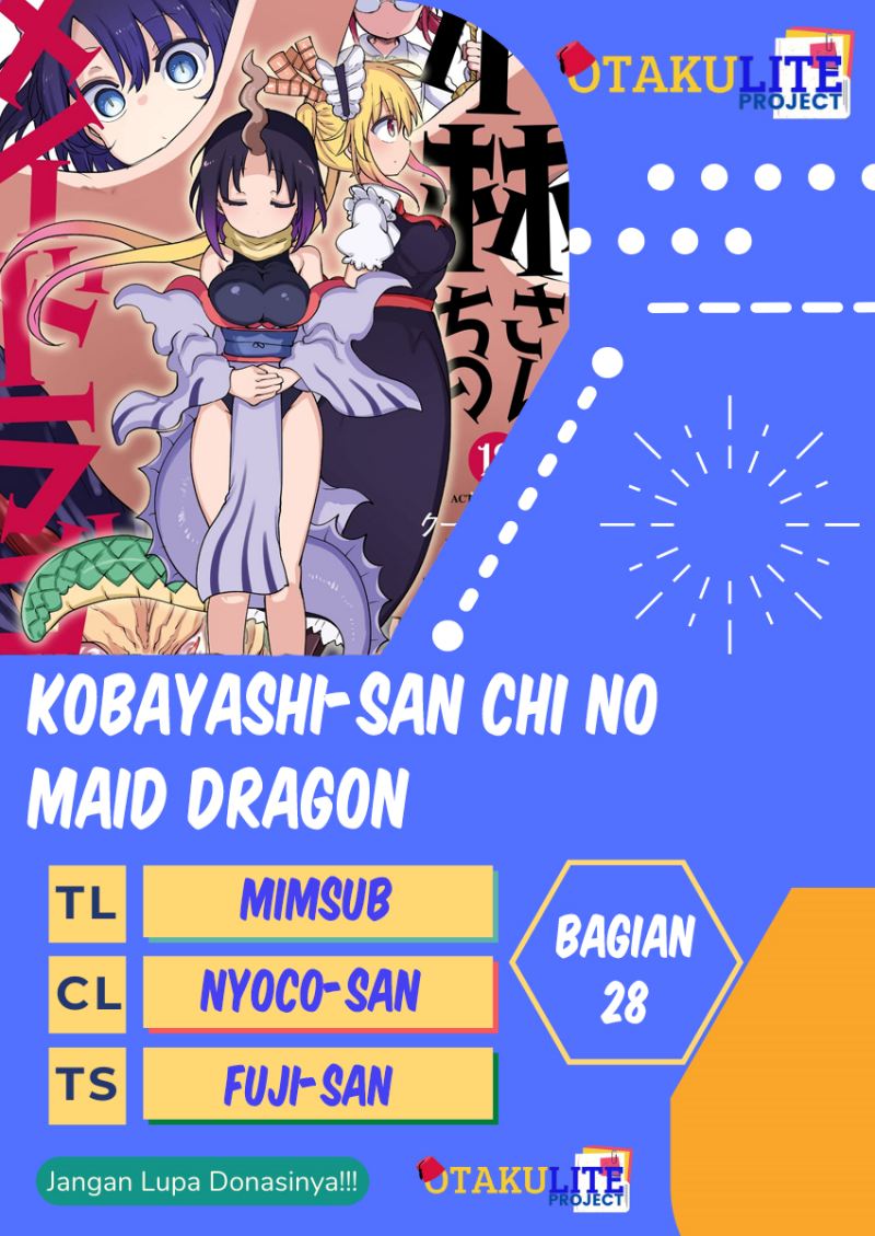 Kobayashi-san Chi no Maid Dragon Chapter 28 Gambar 1