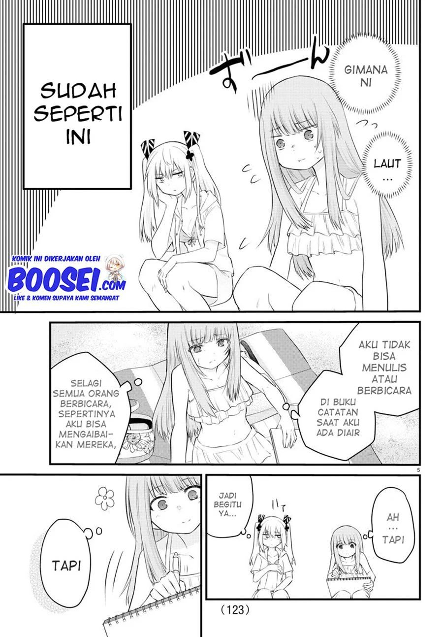 Koe ga dasenai Shoujo wa “Kanojo ga Yasashisugiru” to Omotte iru Chapter 18 Gambar 7