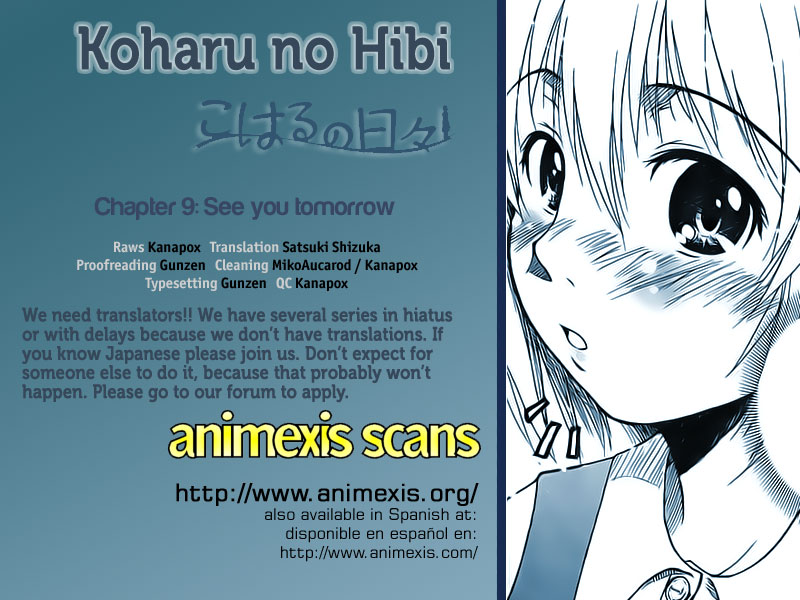 Koharu no Hibi Chapter 09 Gambar 27