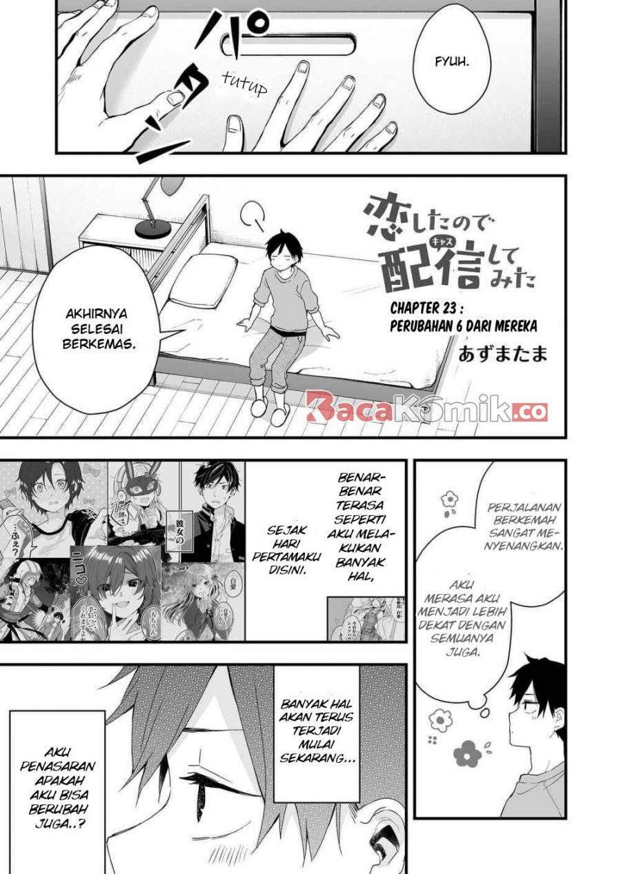 Koi Shita no de, Haishin Shite Mita Chapter 23 Gambar 2