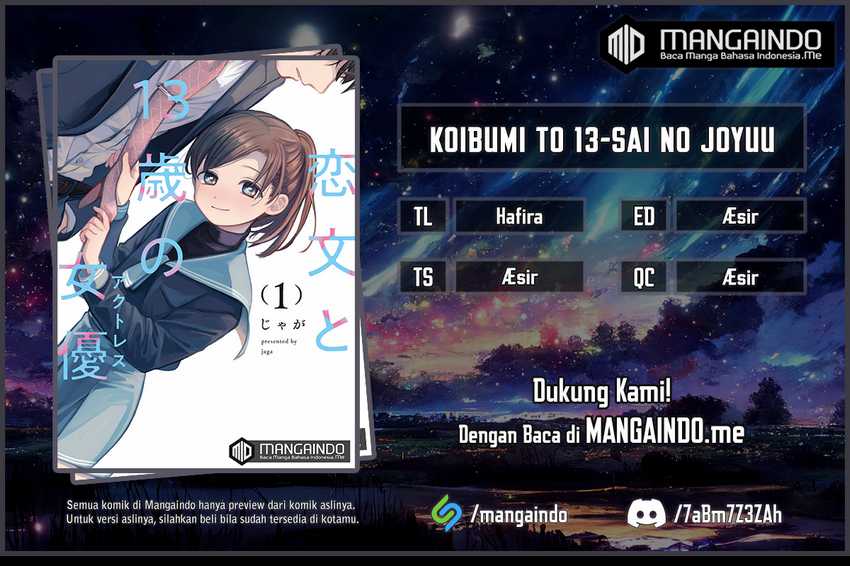Koibumi to 13-sai no Joyuu Chapter 01.1 Gambar 1