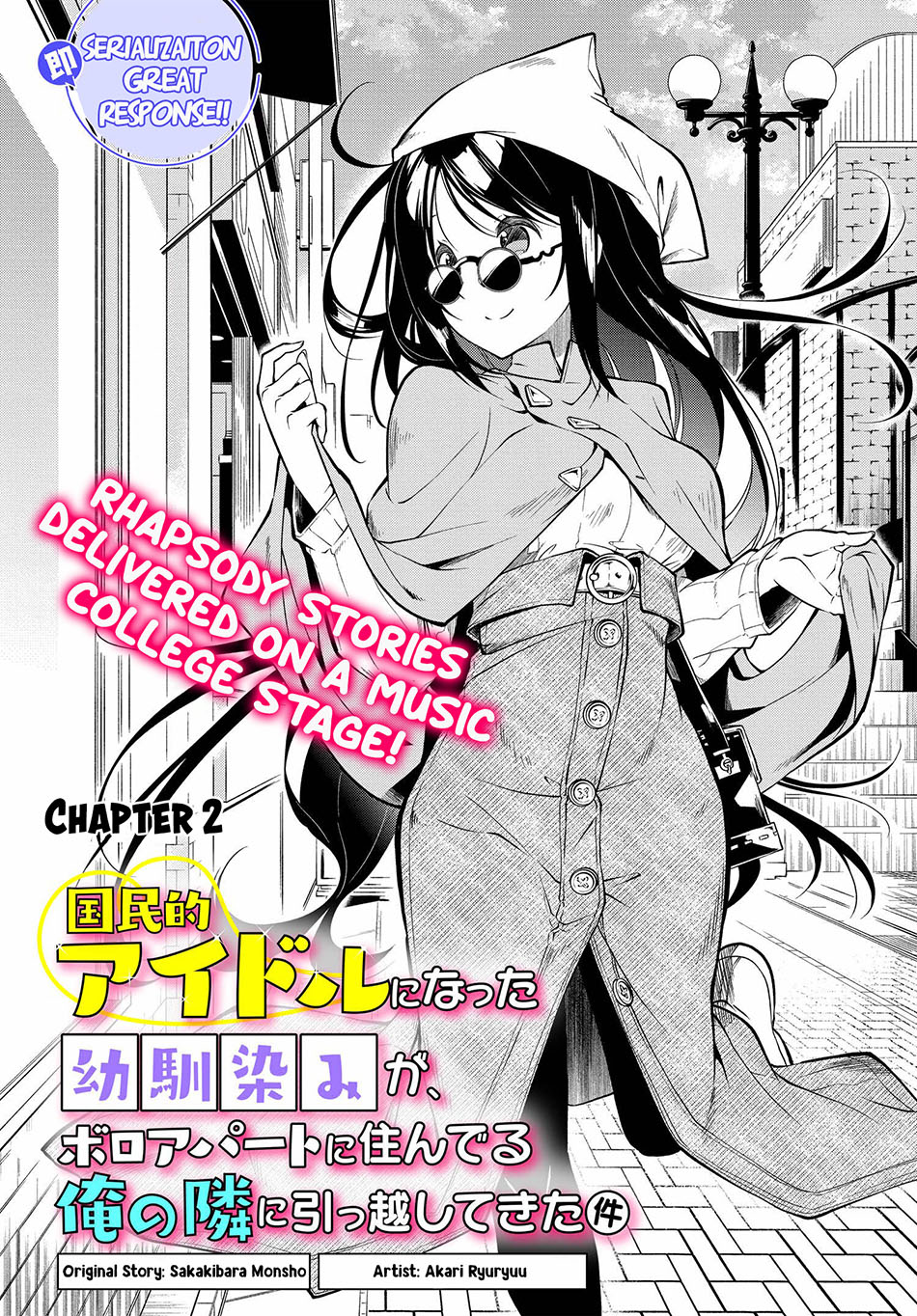Kokuminteki Idol ni natta Osananajimi ga, Boro Apartment ni Sunderu Ore no Tonari ni Hikkoshite Kita Ken Chapter 02.1 Gambar 6