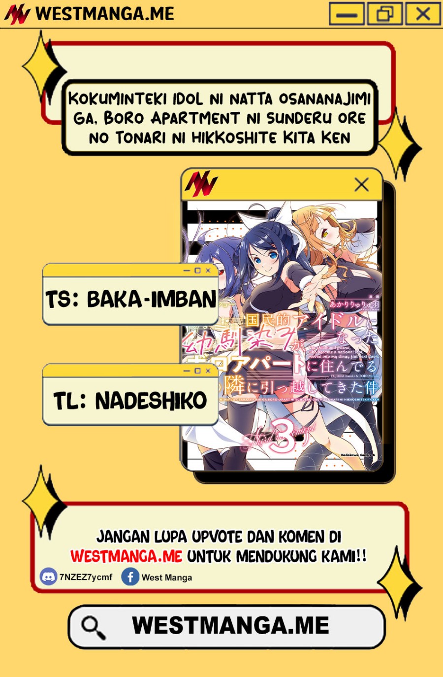 Kokuminteki Idol ni natta Osananajimi ga, Boro Apartment ni Sunderu Ore no Tonari ni Hikkoshite Kita Ken Chapter 08 Gambar 2