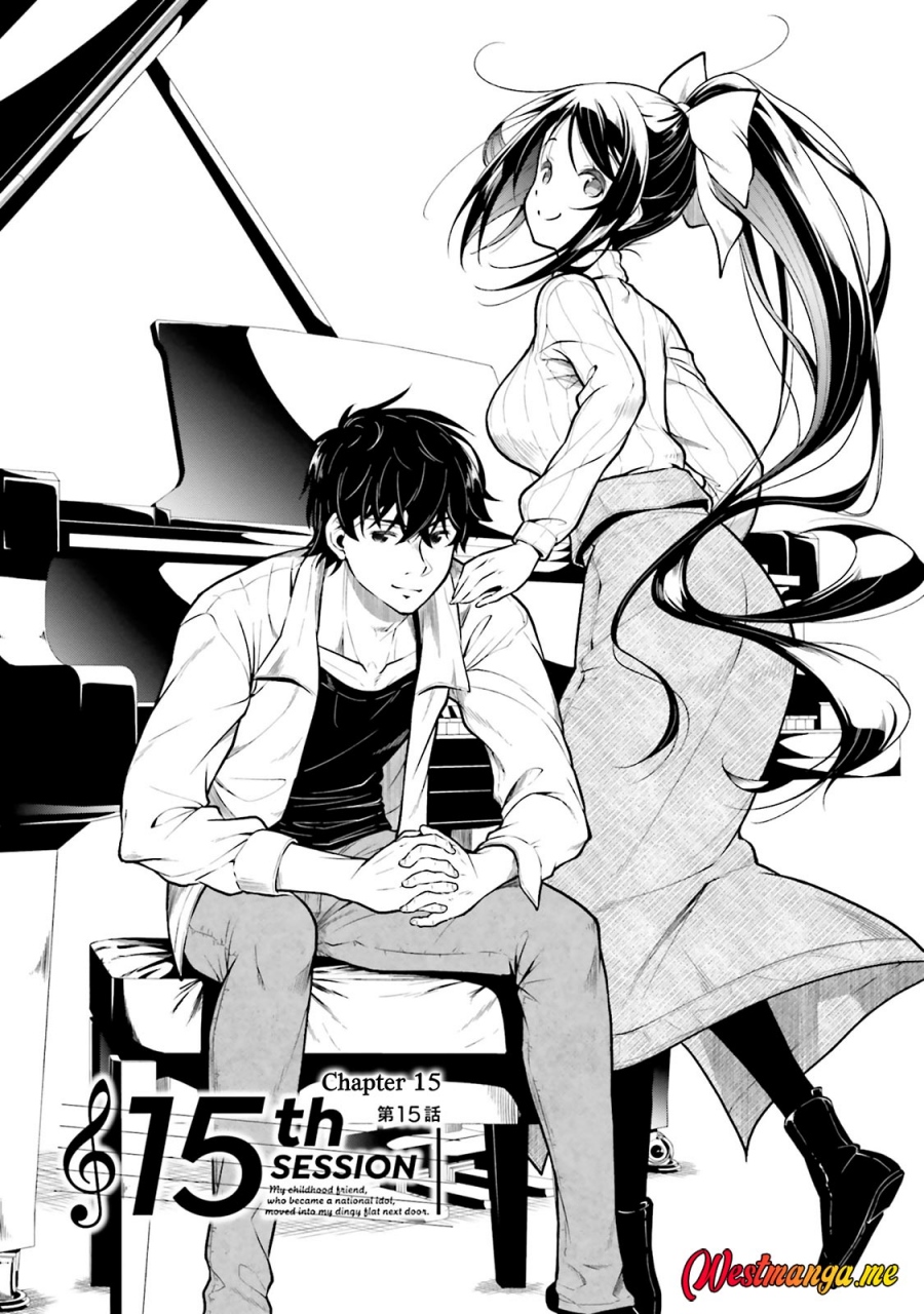 Kokuminteki Idol ni natta Osananajimi ga, Boro Apartment ni Sunderu Ore no Tonari ni Hikkoshite Kita Ken Chapter 15 End Gambar 5