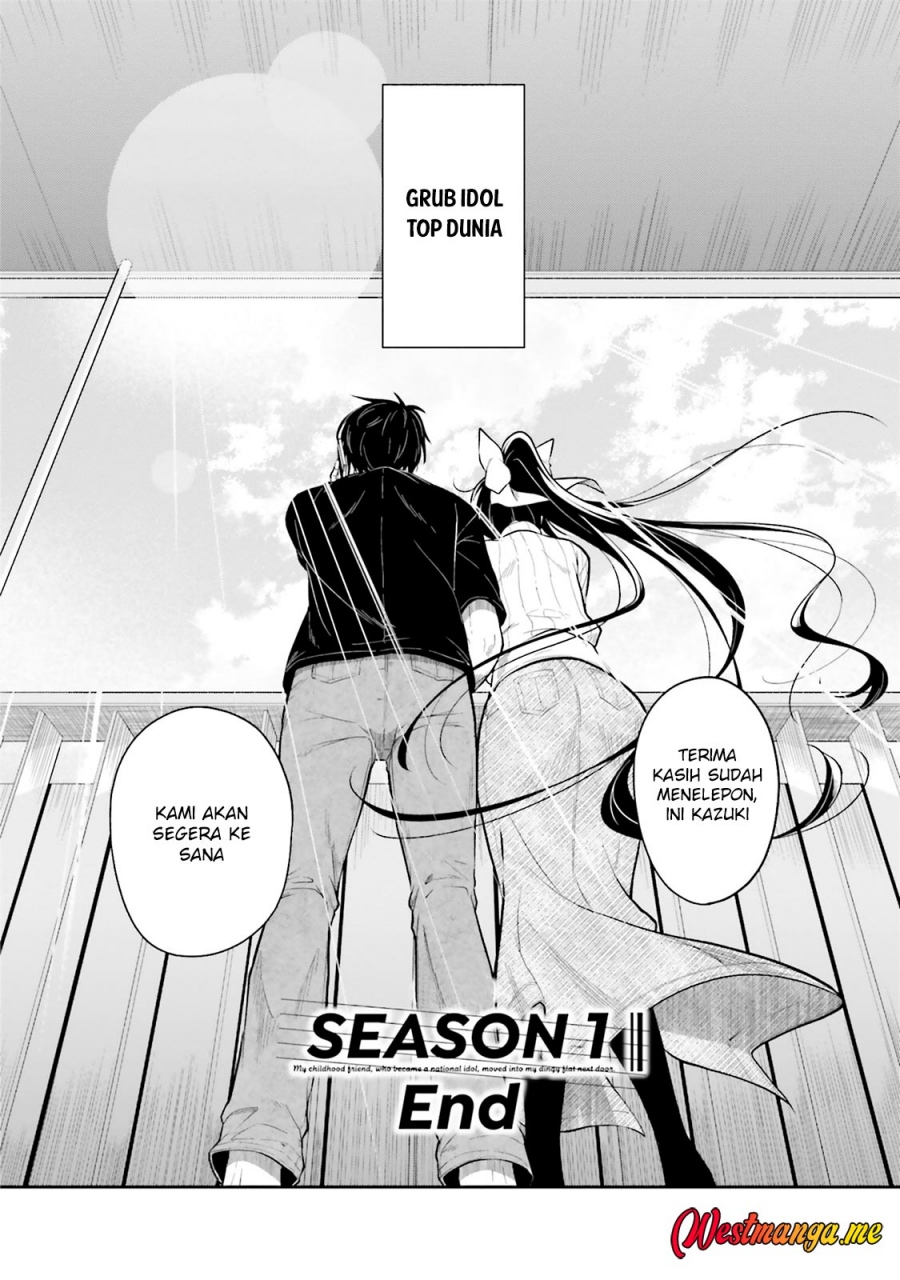 Kokuminteki Idol ni natta Osananajimi ga, Boro Apartment ni Sunderu Ore no Tonari ni Hikkoshite Kita Ken Chapter 15 End Gambar 34