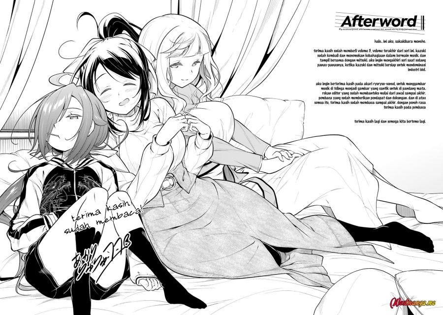 Kokuminteki Idol ni natta Osananajimi ga, Boro Apartment ni Sunderu Ore no Tonari ni Hikkoshite Kita Ken Chapter 15 End Gambar 35