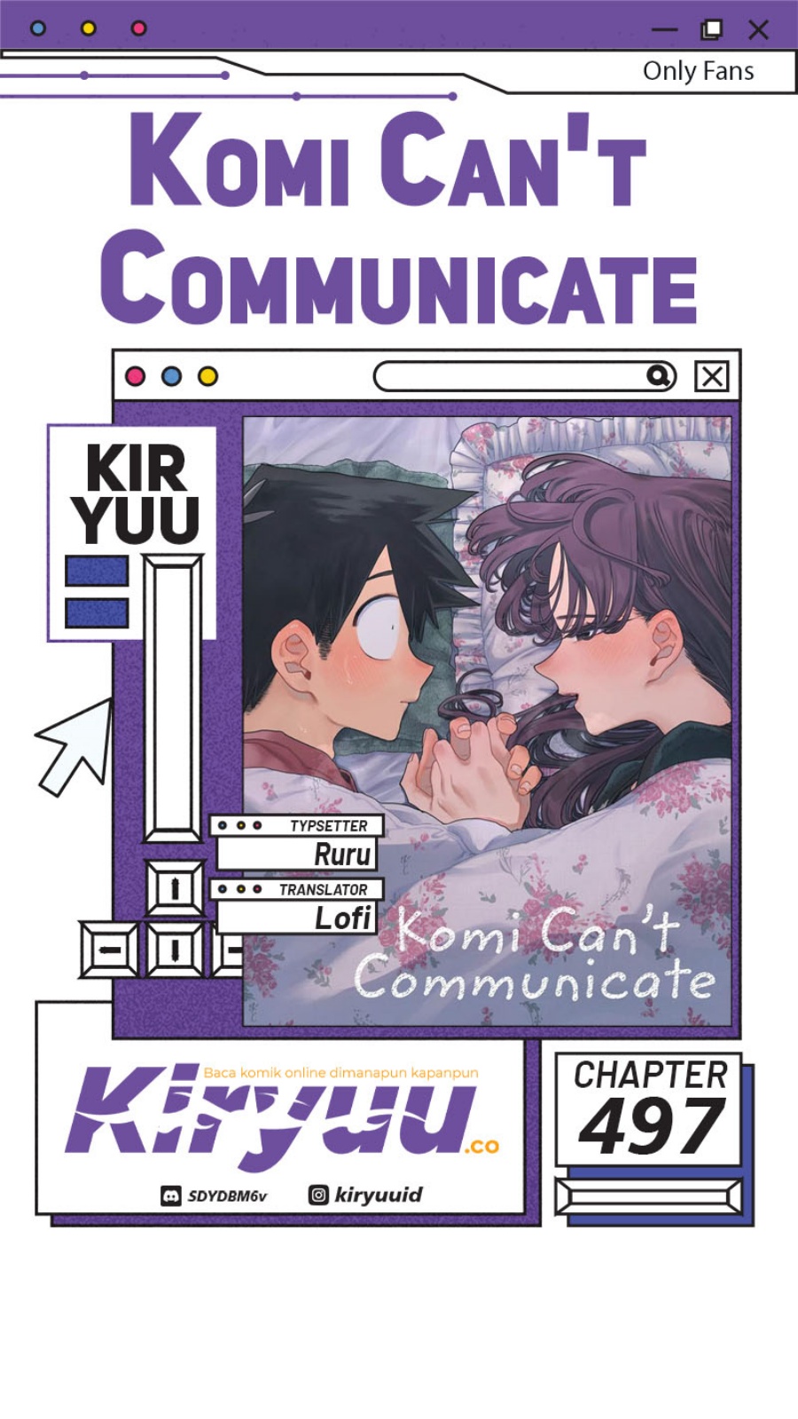 Komi san wa Komyushou Desu Chapter 497 Gambar 1