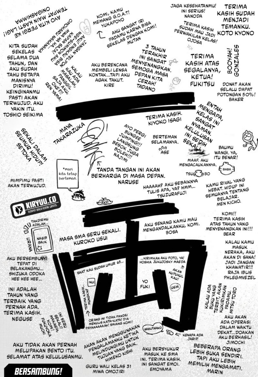 Komi san wa Komyushou Desu Chapter 497 Gambar 6