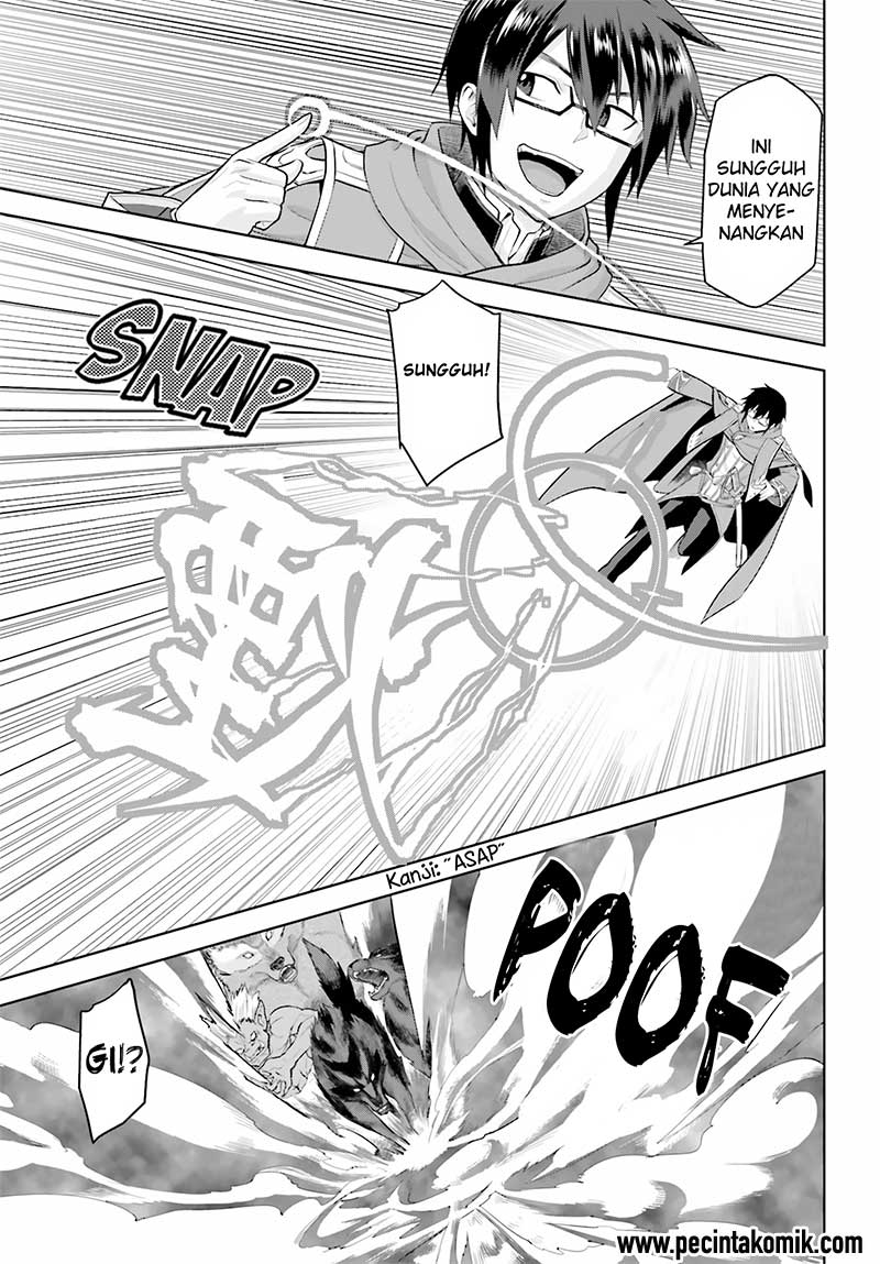 Konjiki no Moji Tsukai Chapter 05 Gambar 6