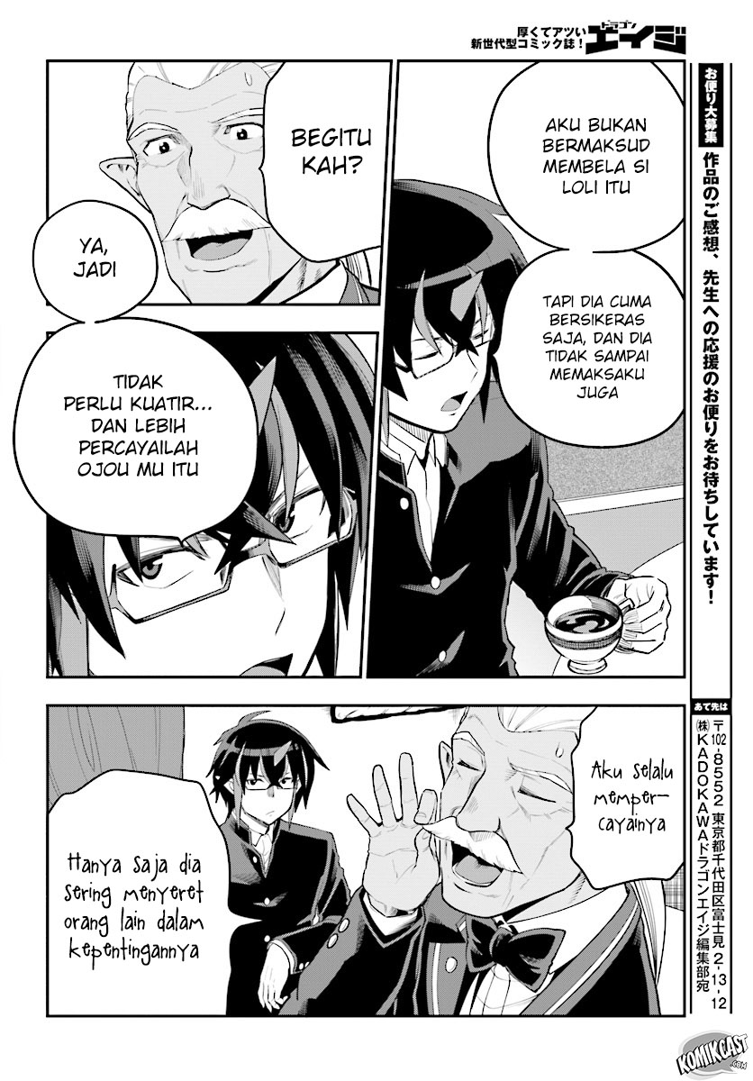 Konjiki no Moji Tsukai Chapter 40 Gambar 9