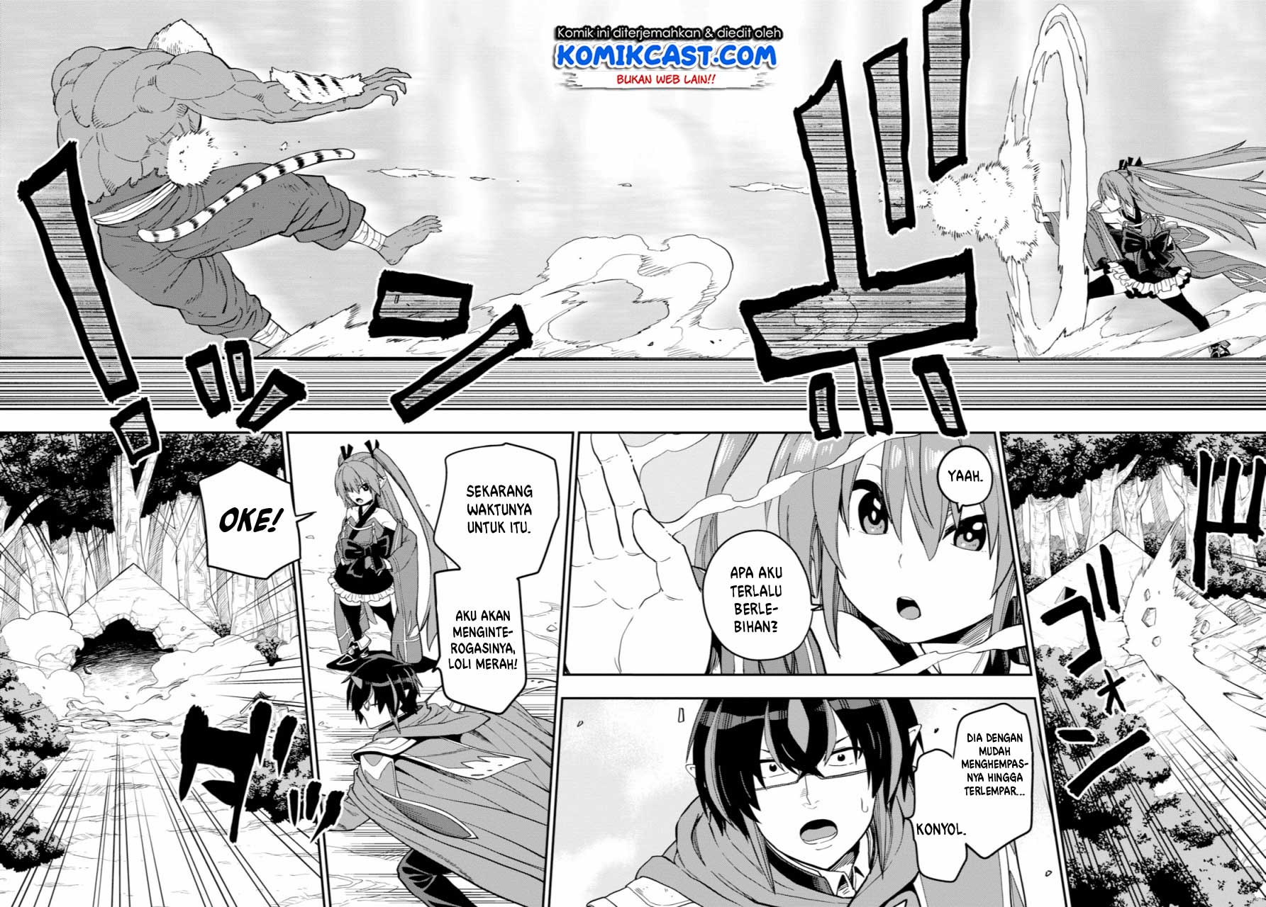 Konjiki no Moji Tsukai Chapter 52 Gambar 7