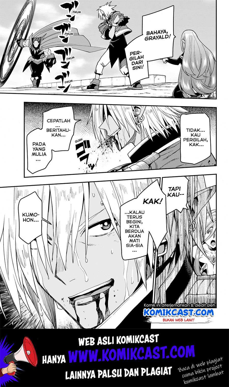 Konjiki no Moji Tsukai Chapter 60 Gambar 8