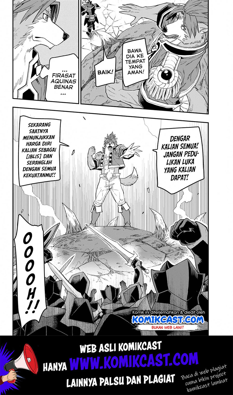 Konjiki no Moji Tsukai Chapter 60 Gambar 26
