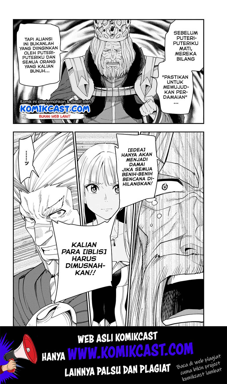 Konjiki no Moji Tsukai Chapter 62 Gambar 14