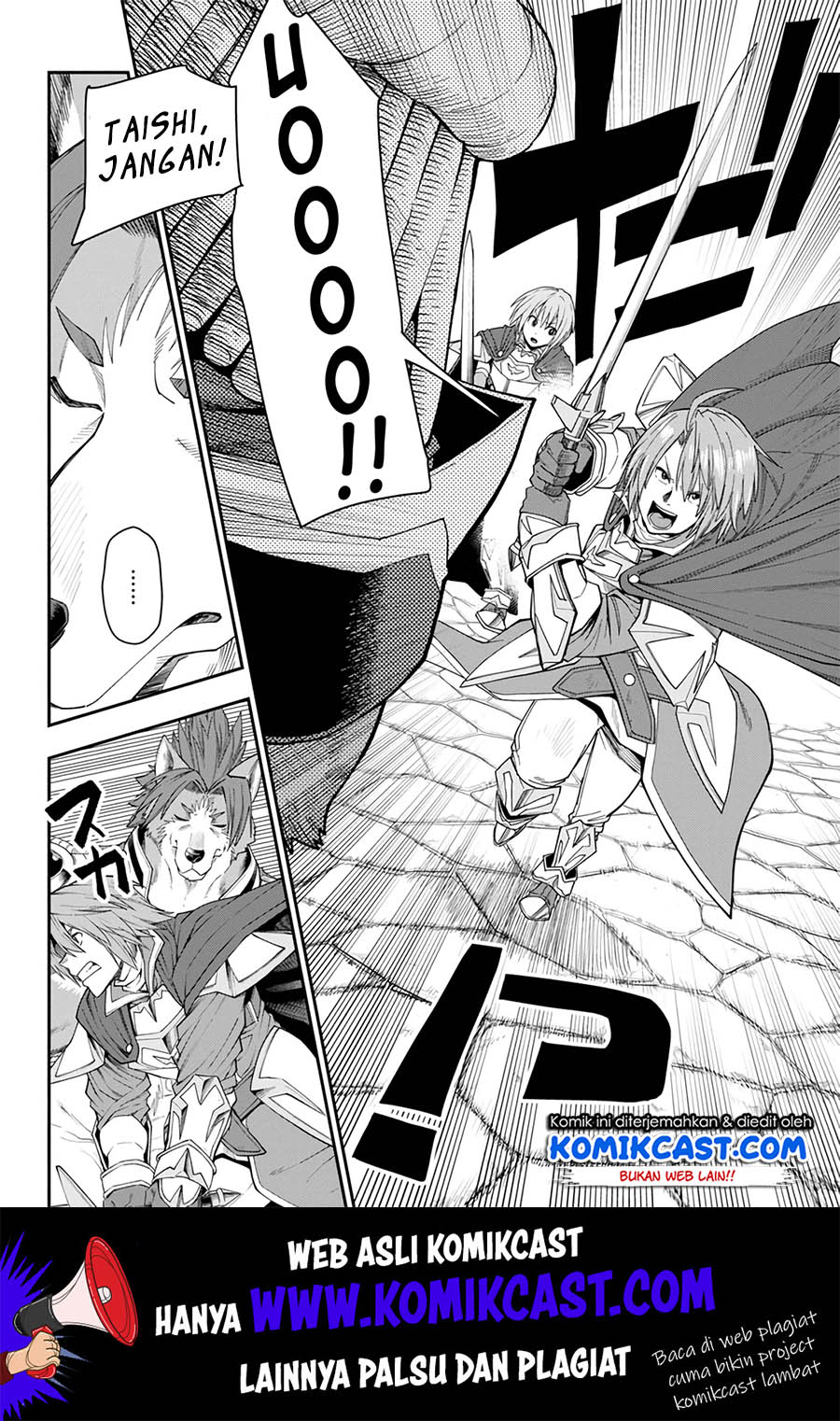 Konjiki no Moji Tsukai Chapter 62 Gambar 23