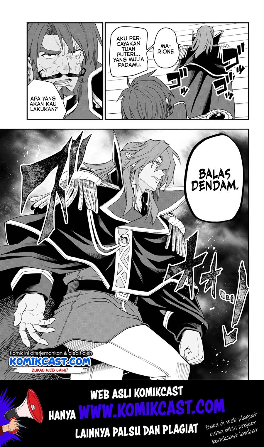 Konjiki no Moji Tsukai Chapter 63 Gambar 23