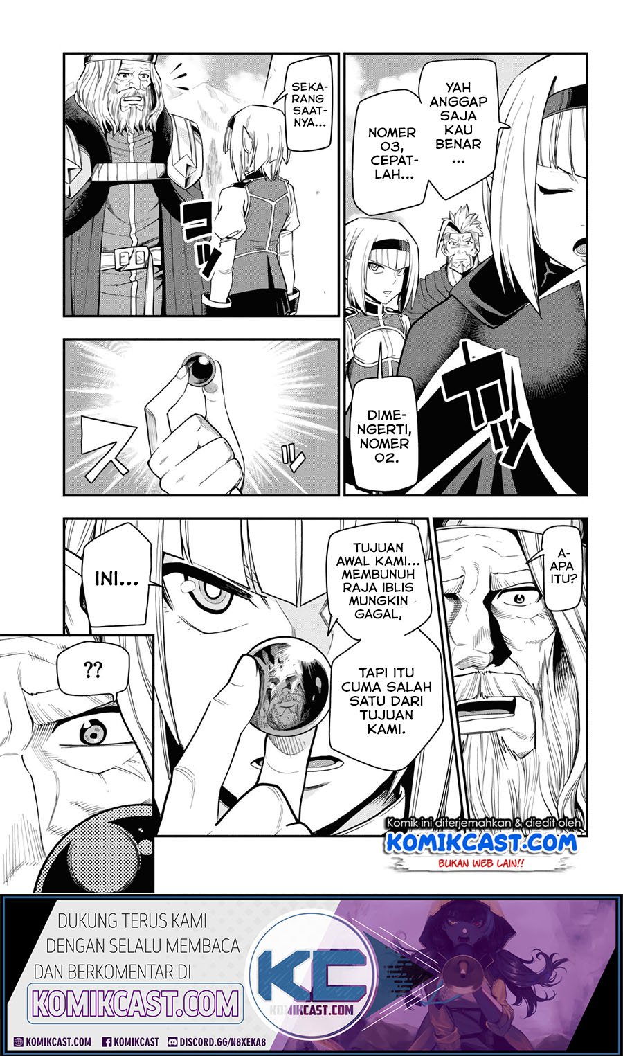 Konjiki no Moji Tsukai Chapter 65 Gambar 17