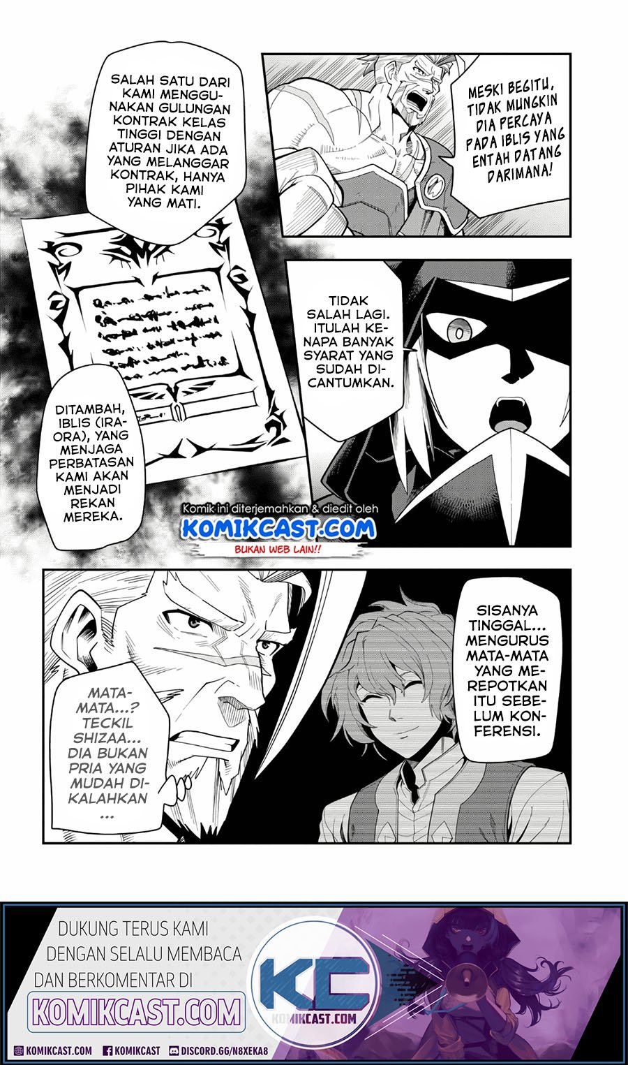 Konjiki no Moji Tsukai Chapter 65 Gambar 28