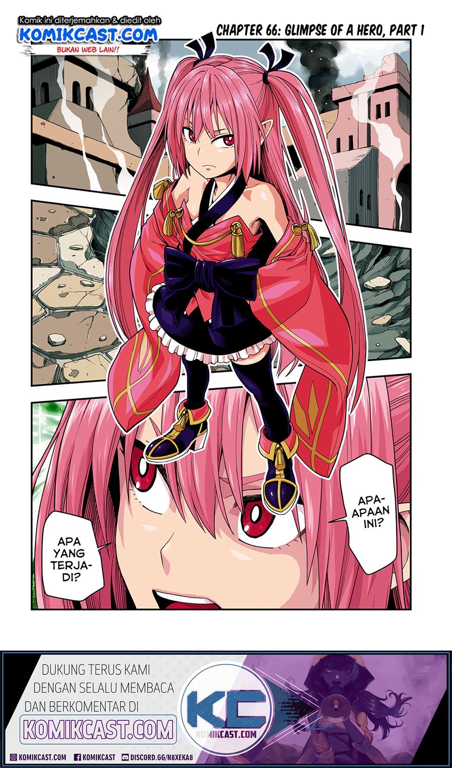 Konjiki no Moji Tsukai Chapter 66 Gambar 3