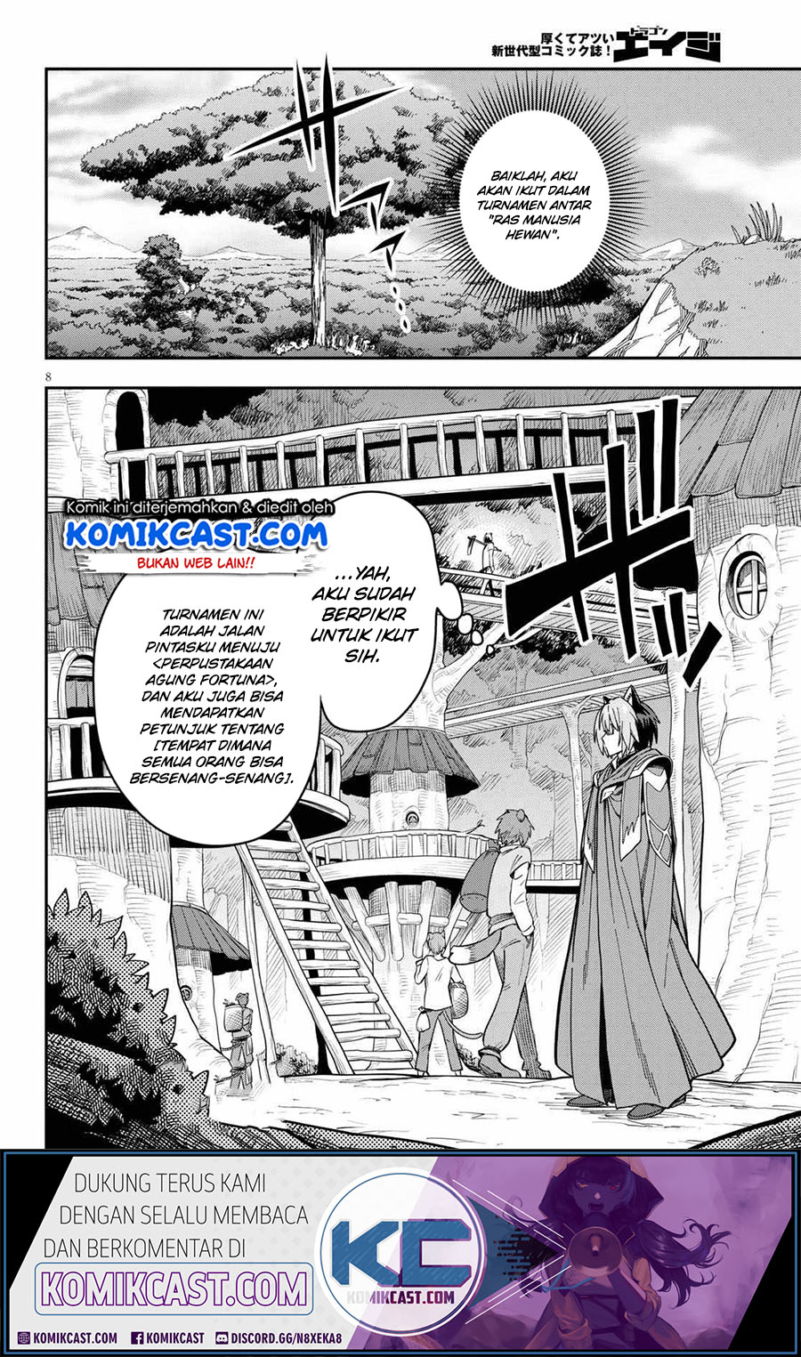Konjiki no Moji Tsukai Chapter 77 Gambar 9